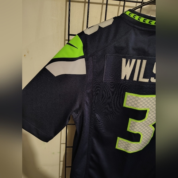 Seattle Seahawks Nike Russell Wilson On Field NFL Football Jersey - Picture 13 of 13